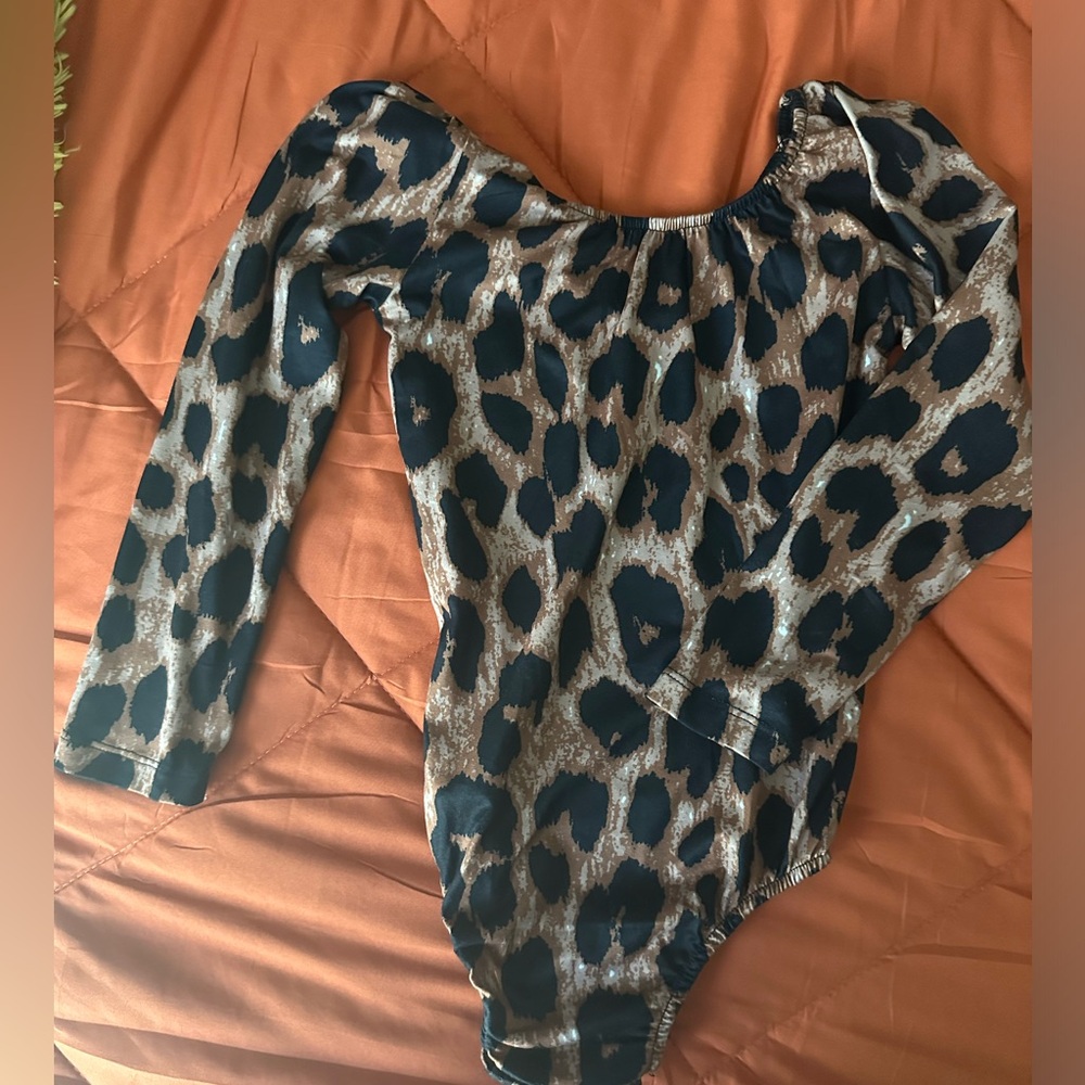 5T Leopard Leotard NWT-Baileys Blossoms